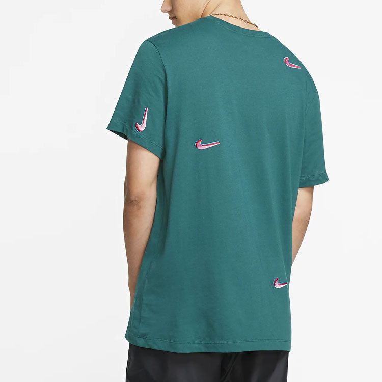 Nike SB Skateboard x Parra Pocket T-Shirt Midnight Turq Tee Green BV7056-347 - 4