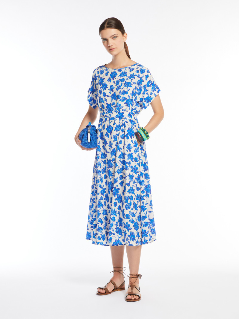 WEEKEND Max Mara CANNES Silk crêpe de Chine dress outlook