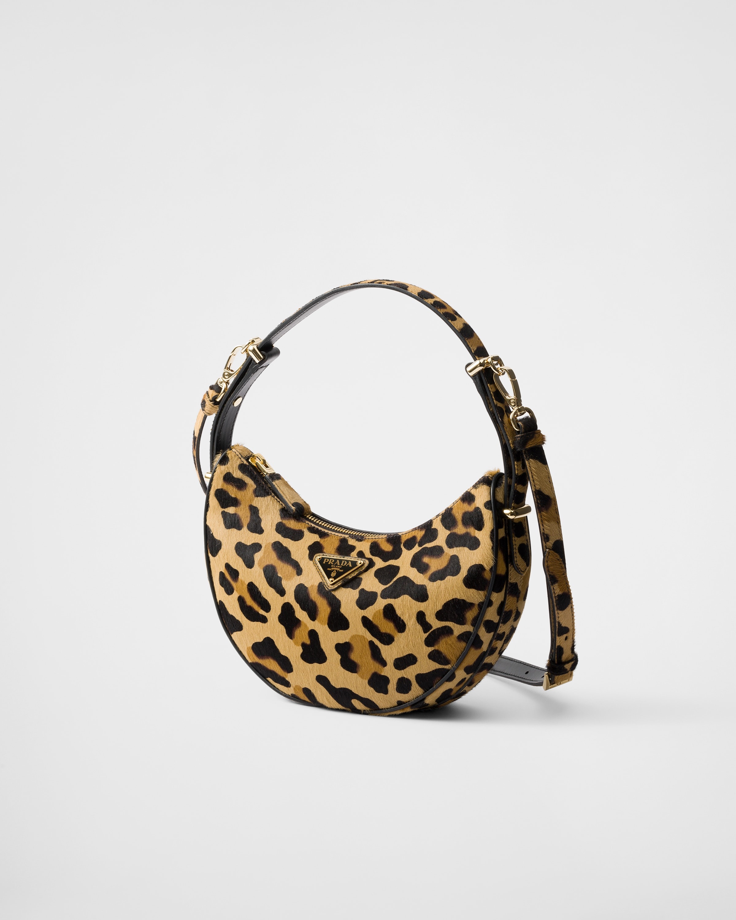 Prada Arqué printed leather shoulder bag - 2