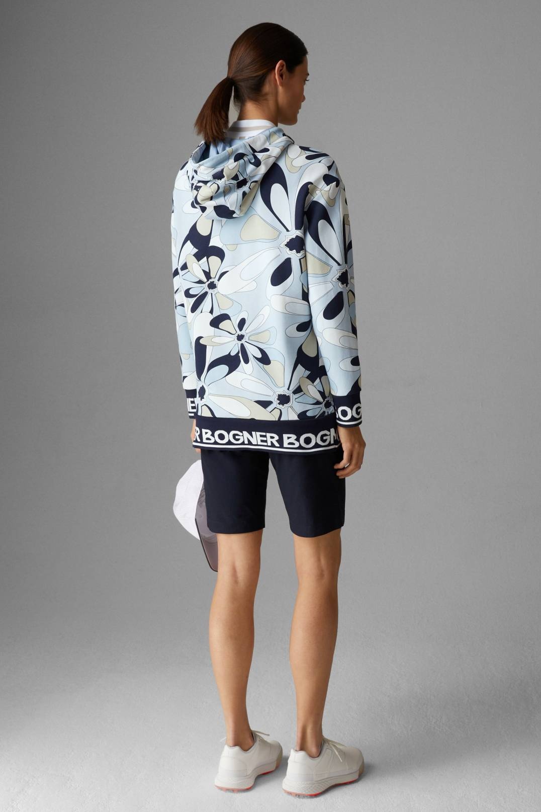 TANITA HOODIE IN LIGHT BLUE/NAVY BLUE - 3