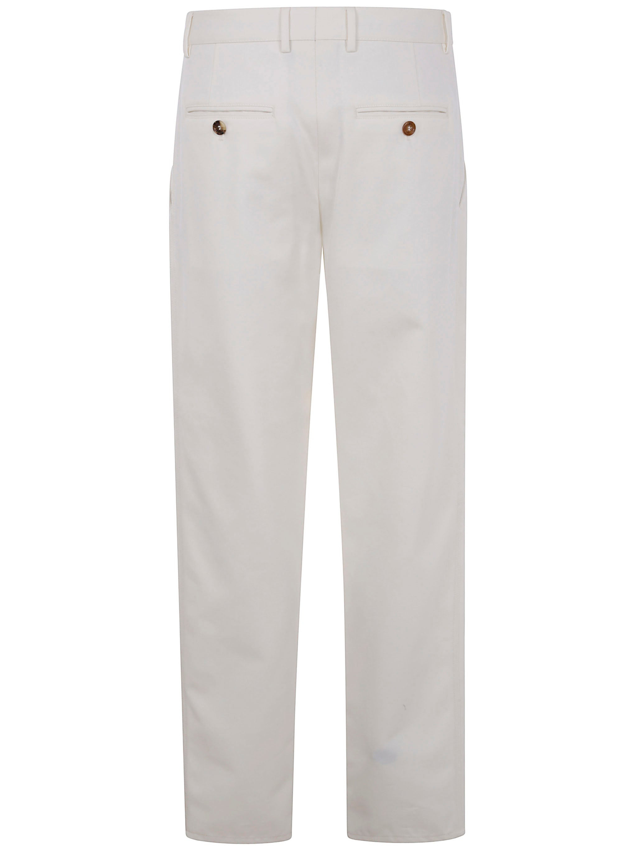 Brunello Cucinelli Men Double Piences Chino Trousers - 2