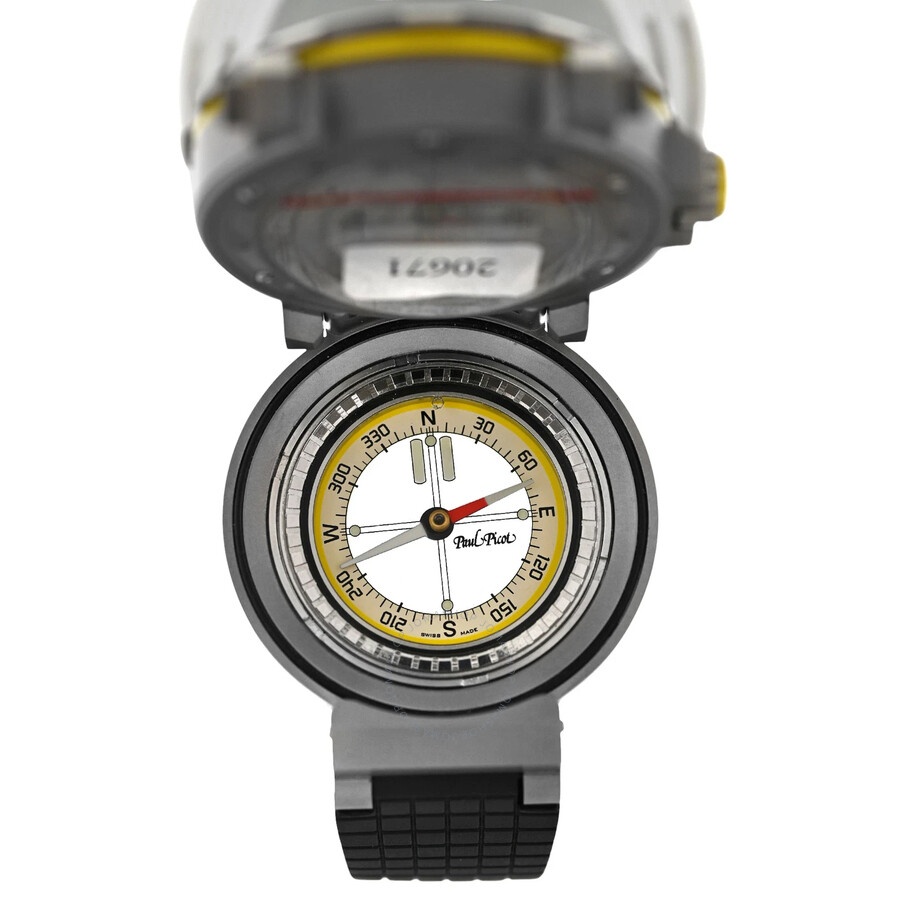 Paul Picot - Pre-owned Paul Picot Picot C-Type Automatic Black Dial Men's Watch 0851 - 7