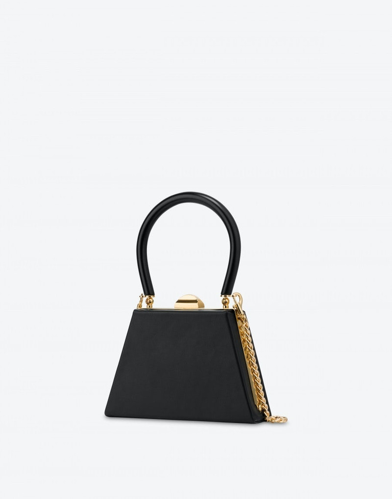 Moschino CALFSKIN TRAPEZE BAG outlook