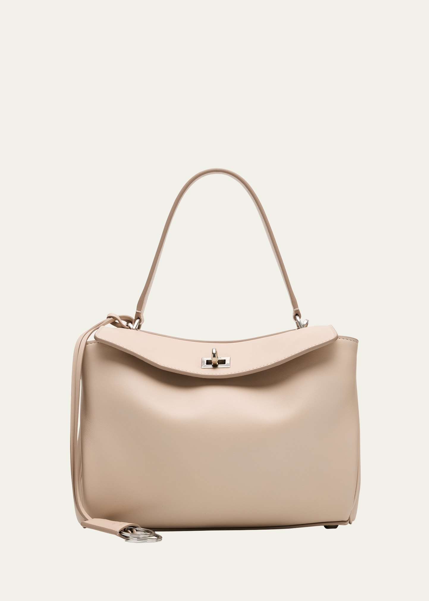 BALENCIAGA Rodeo Small Calfskin Top-Handle Bag