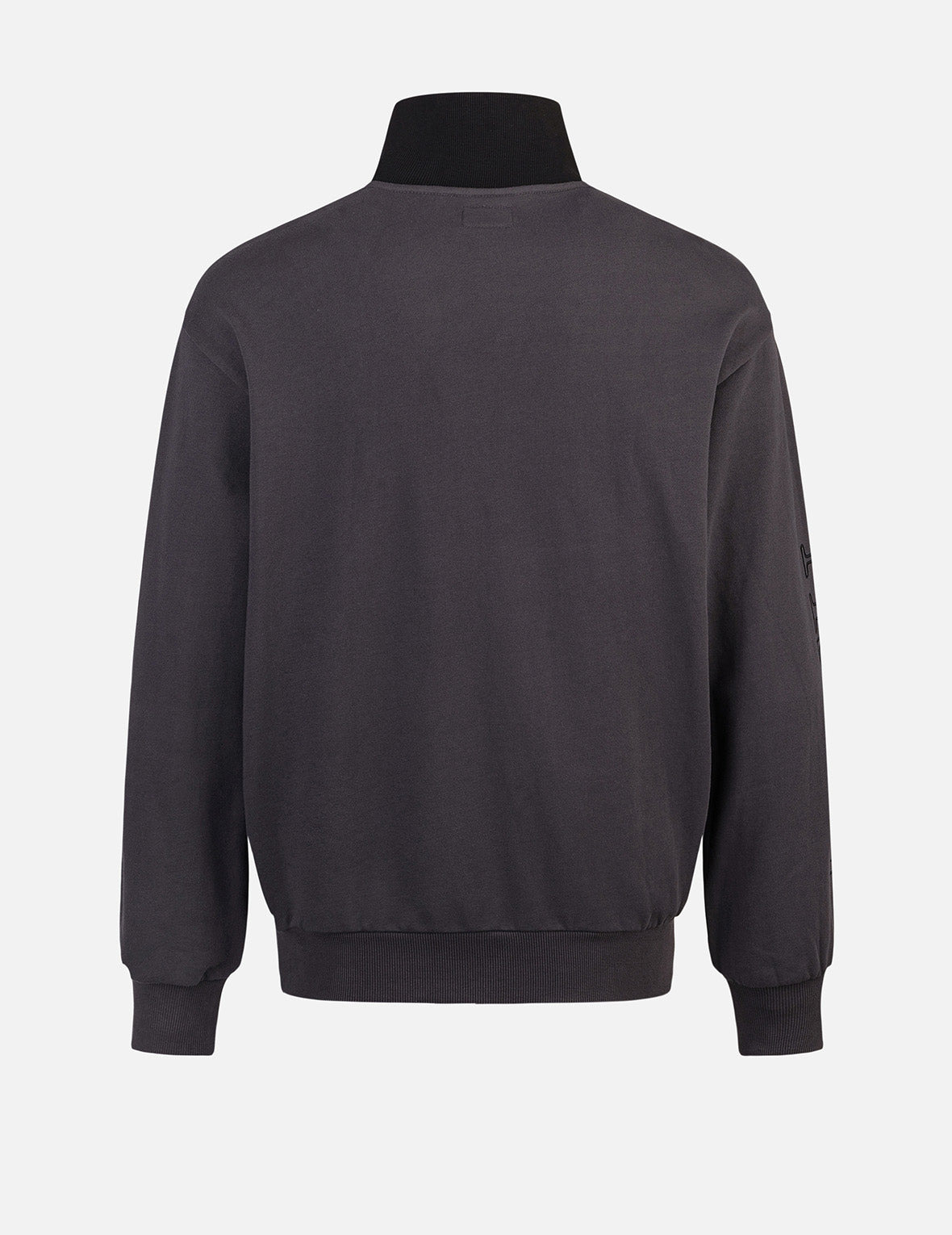 LOGO EMBROIDERY RELAX FIT HALF-ZIP SWEATSHIRT - 2