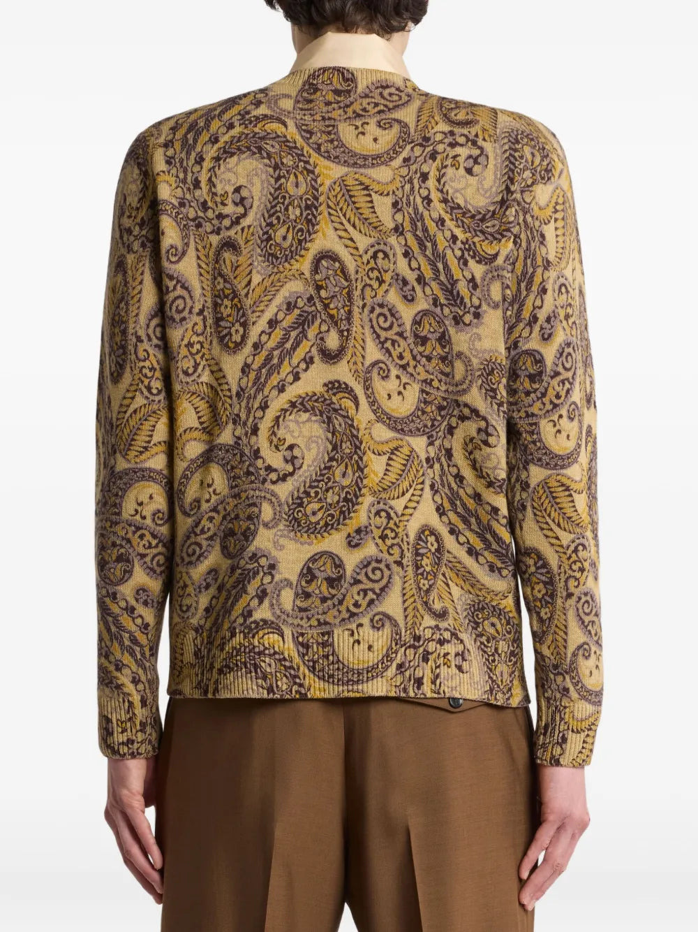 Paisley Print Sweater - 4
