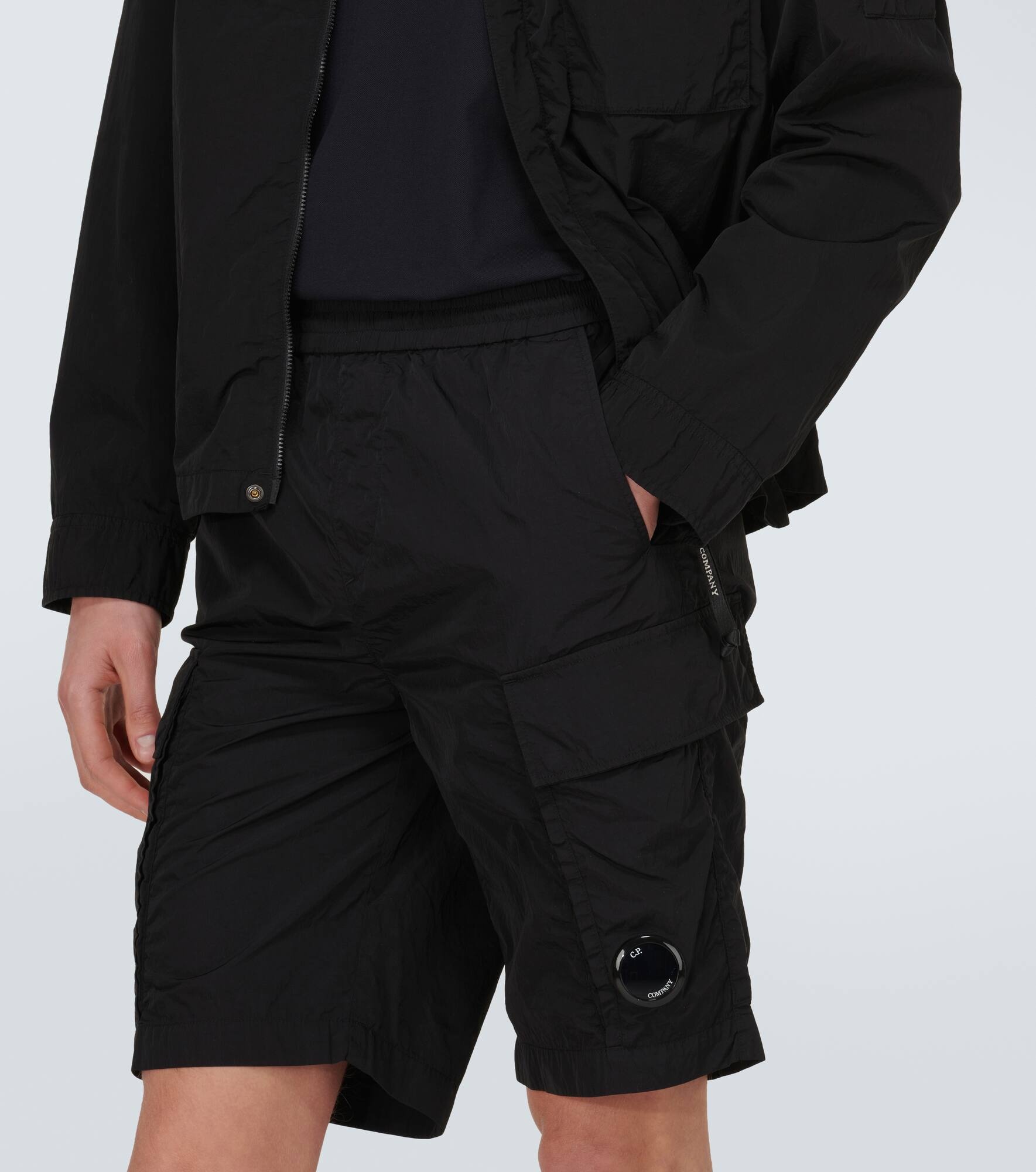 Taffeta cargo shorts - 5