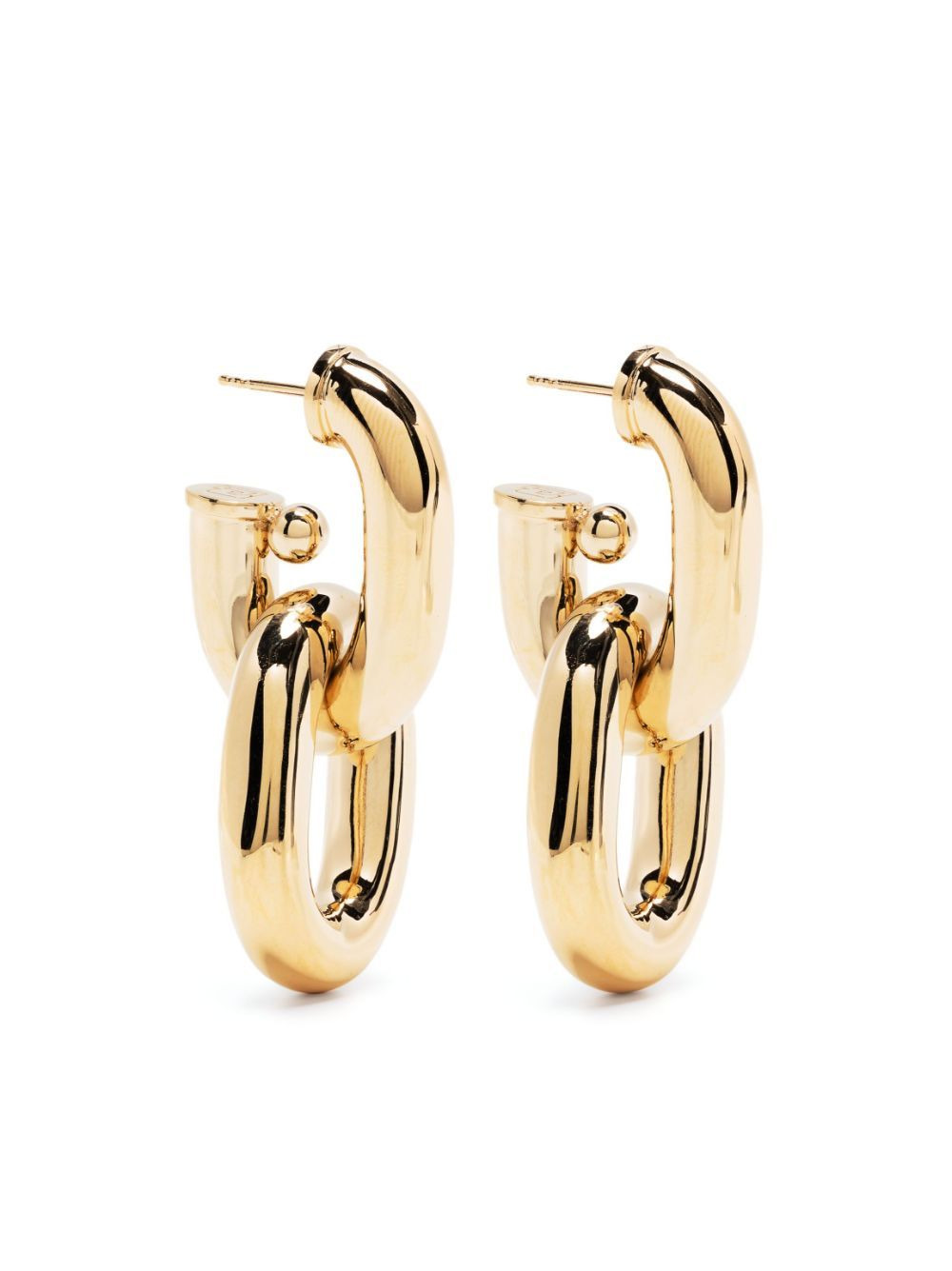 chain link earrings - 2