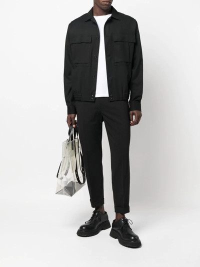 Neil Barrett tapered cropped trousers outlook