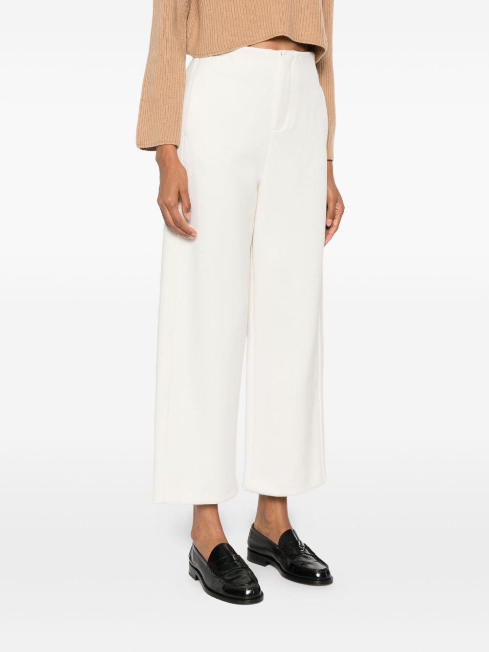 Wool and cotton trousers - 5