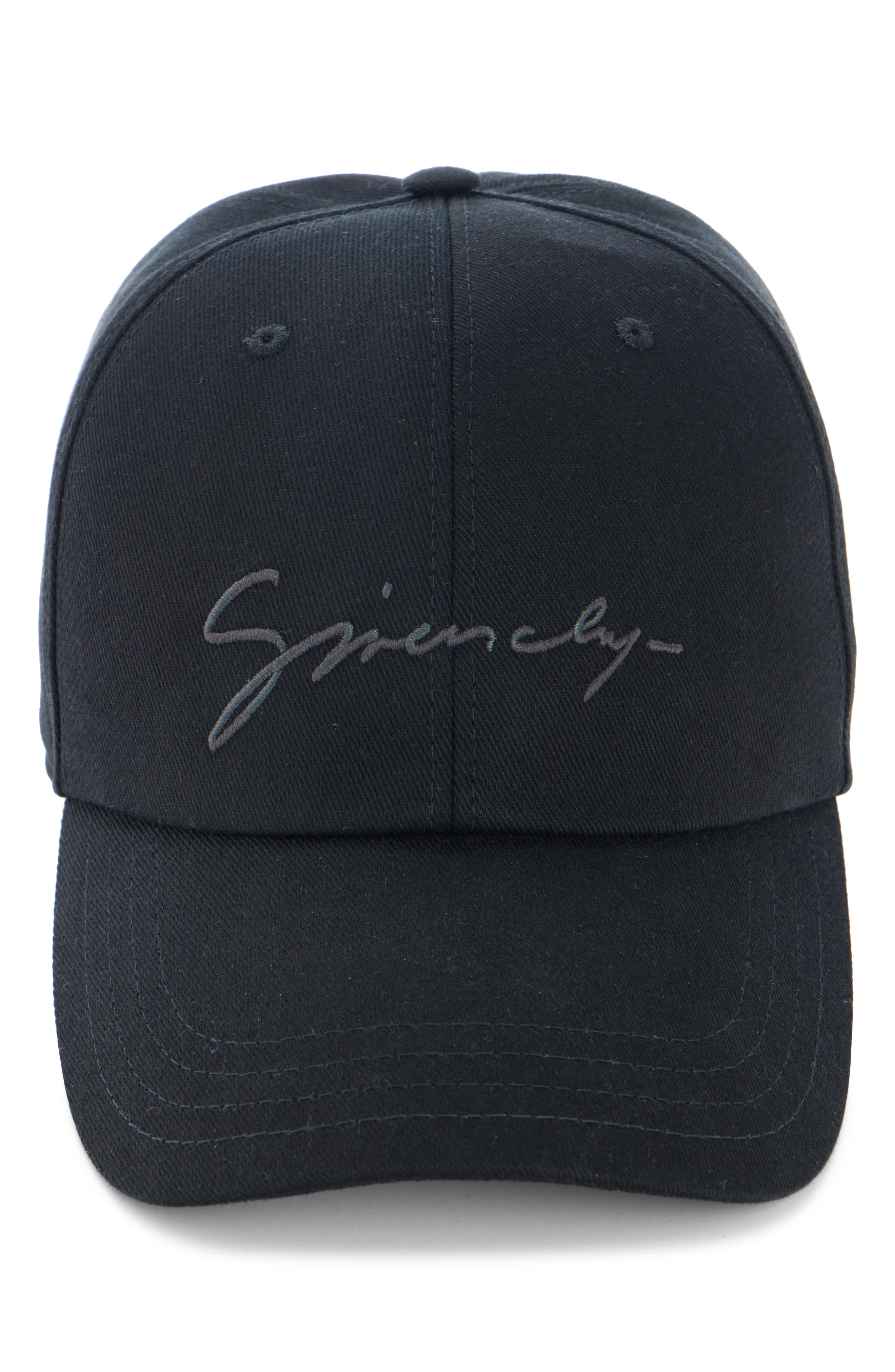 Givenchy Logo Embroidered Baseball Cap in 001-Black at Nordstrom - 2