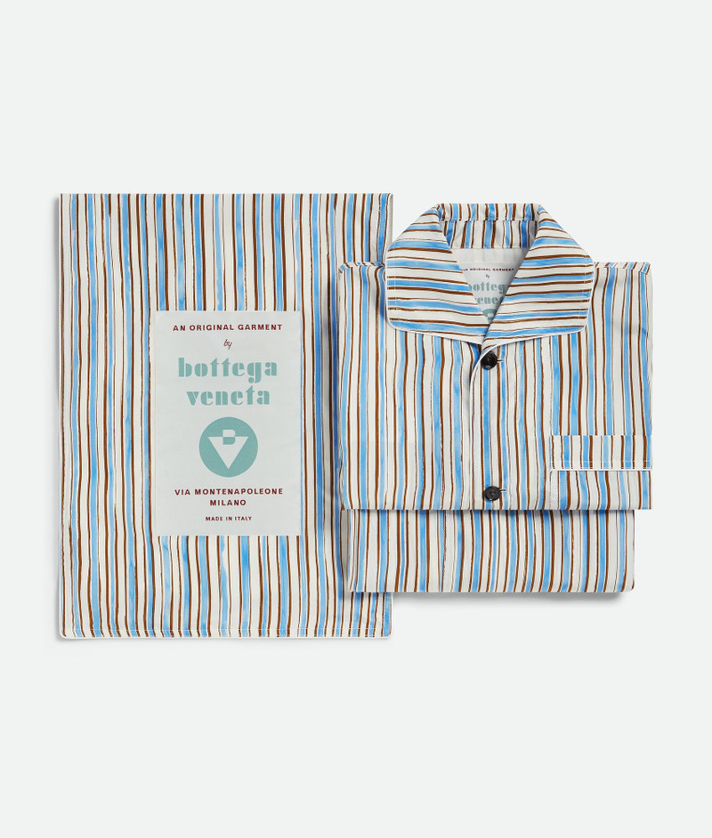 Striped Silk Pyjama Set 4