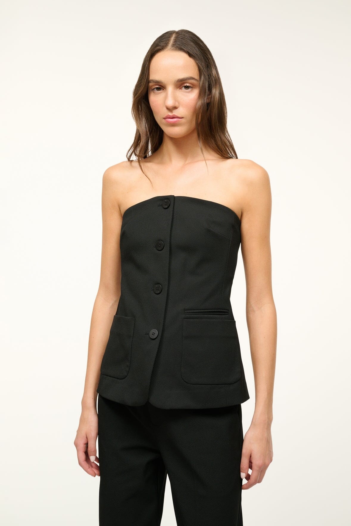 STAUD BRIGADE TOP BLACK - 2