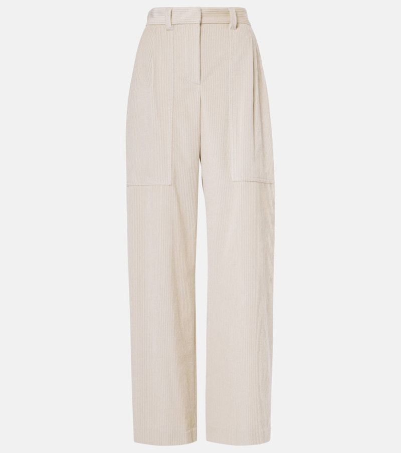 Cotton straight pants - 1