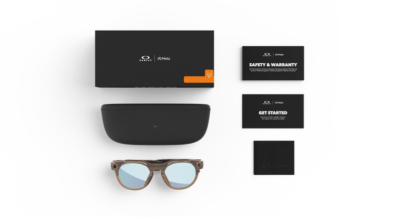 Oakley Meta HSTN, Brown Smoke / Prizm Deep Water Polarized 5