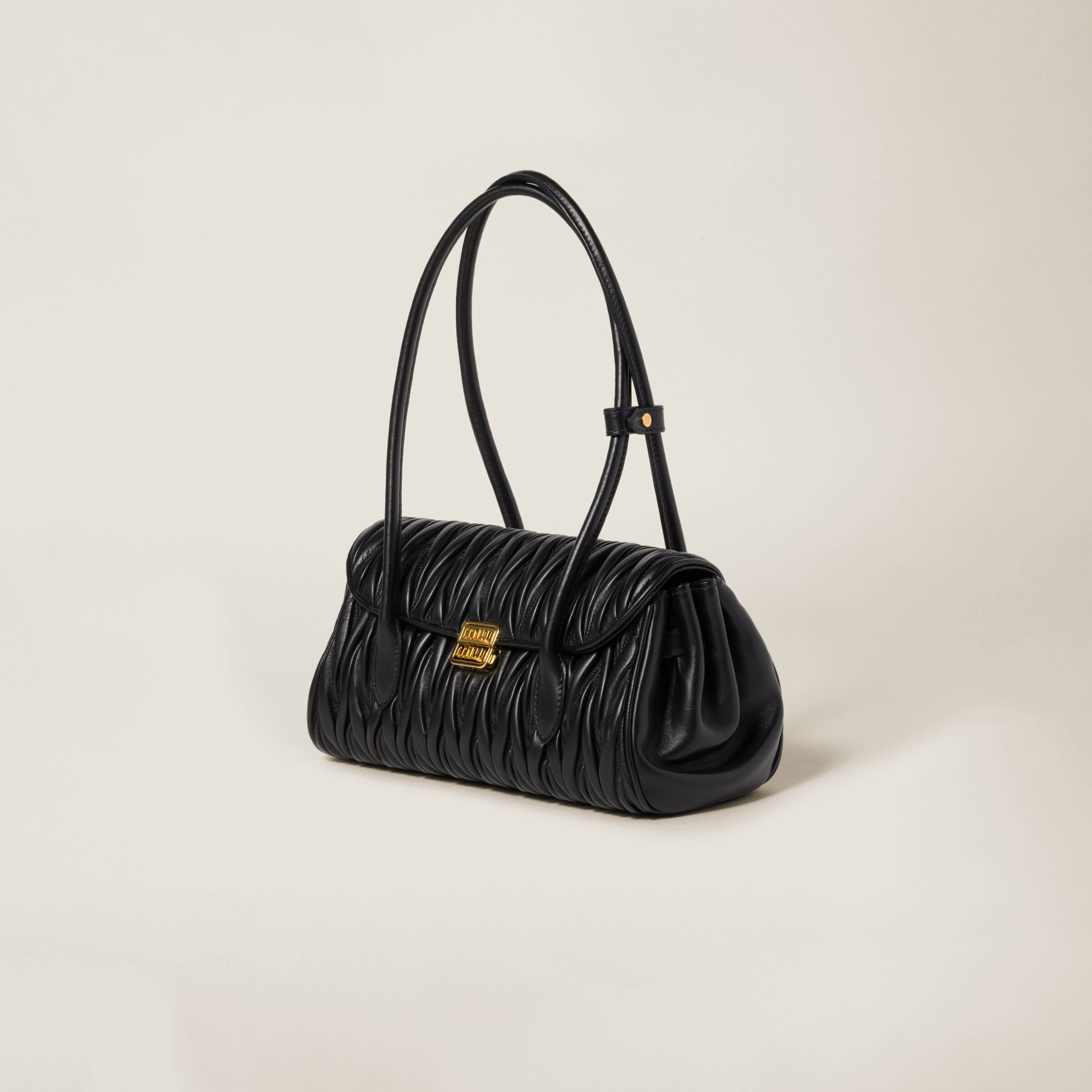 Matelassé nappa leather shoulder bag - 3
