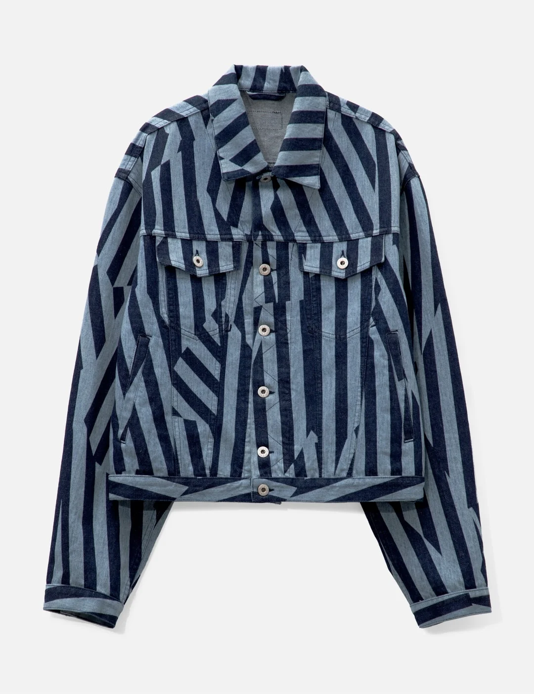 KENZO DAZZLE STRIPE TRUCKER JACKET - 1
