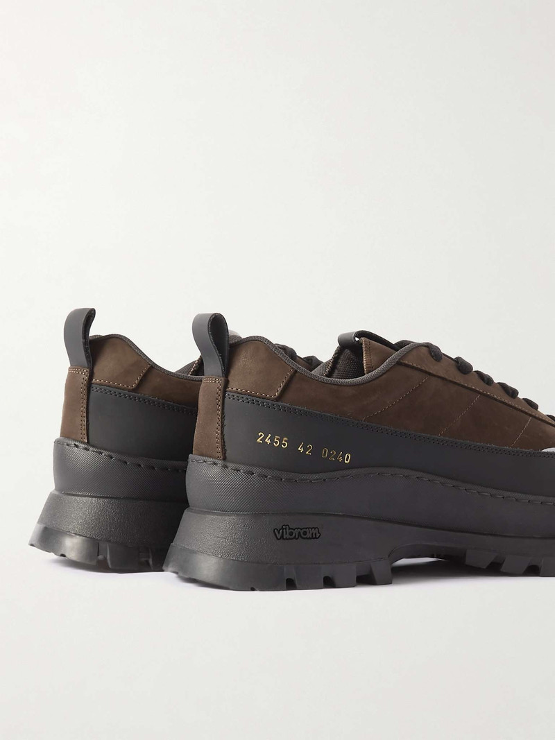 Track Hiker Rubber-Trimmed Suede Sneakers 5