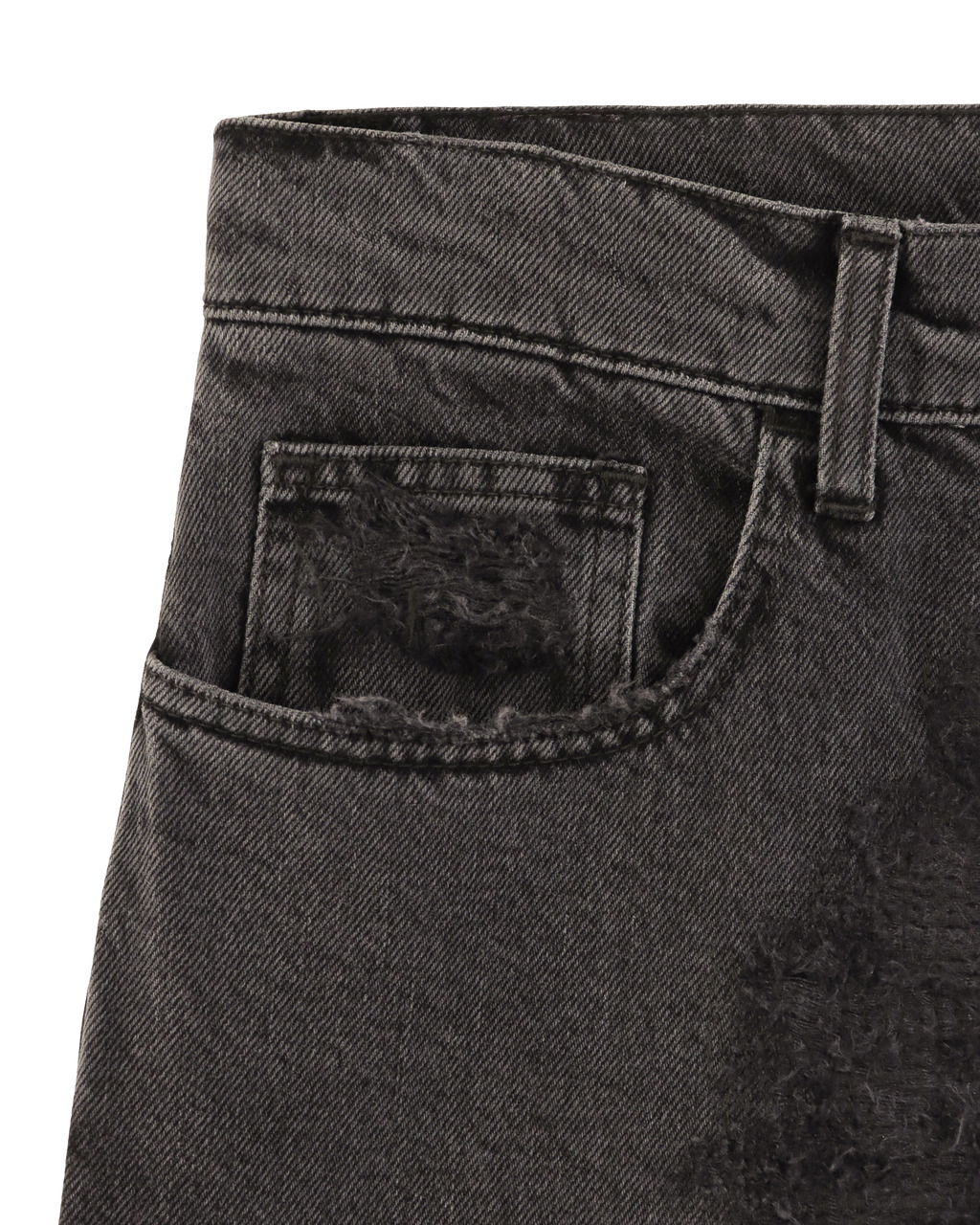 DESTROYED EMBROIDERY JEAN - 10