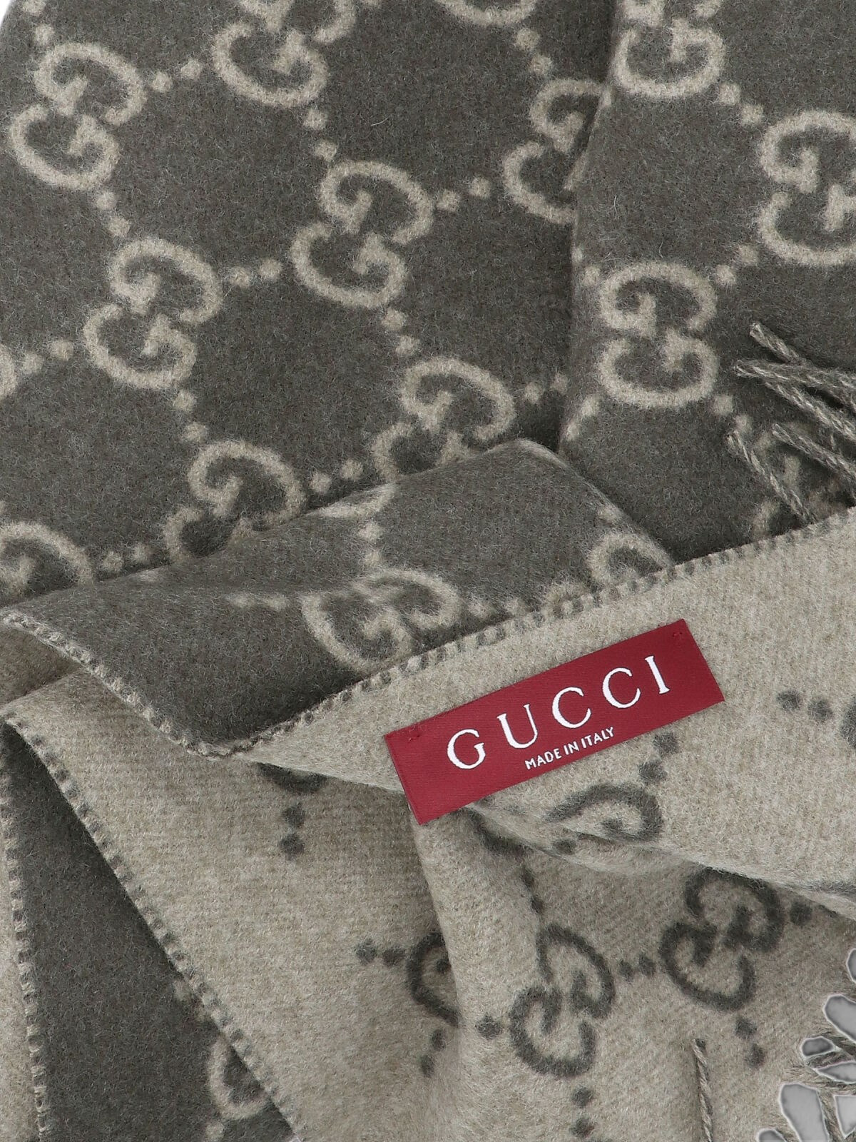 'GG' CASHMERE SCARF - 4