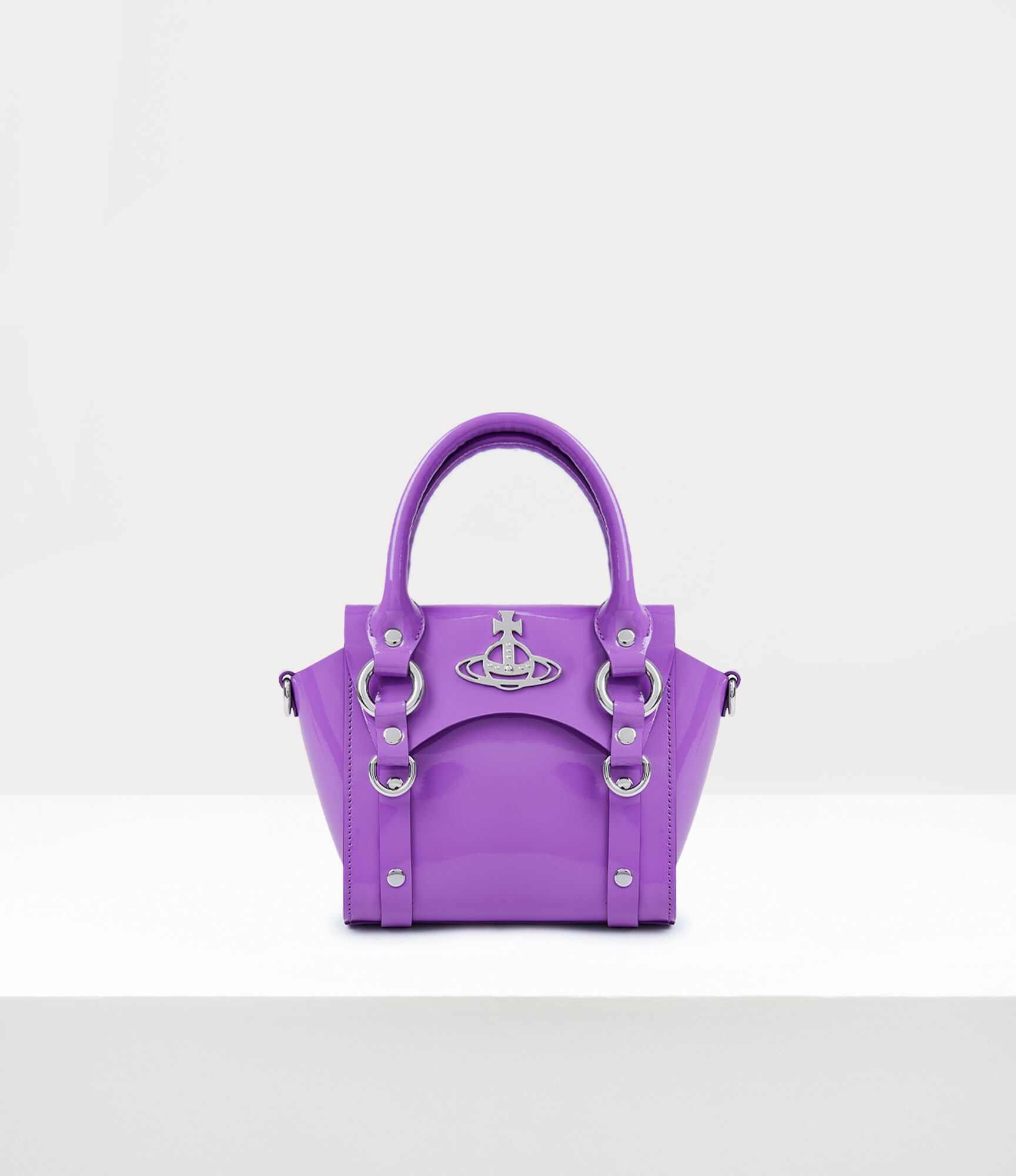 Vivienne Westwood Orb-plaque shoulder bag - Purple