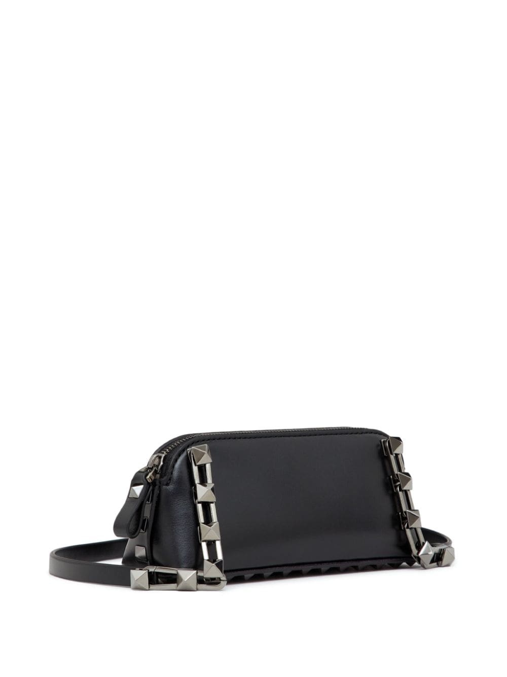 mini Rockstud calfskin clutch - 4