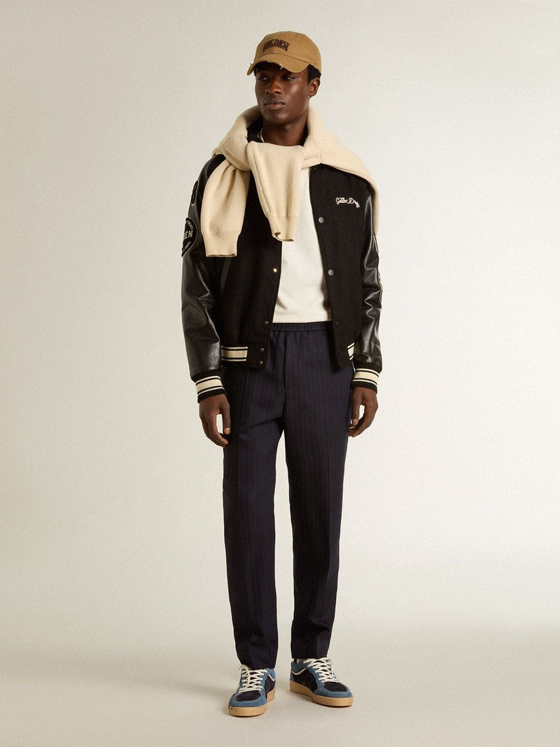 Men's T-shirt with print on the chest and on the back with a lived-in effect 3