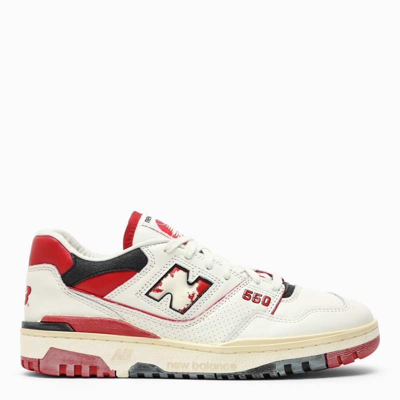 Low 550 white/vintage red sneakers - 1