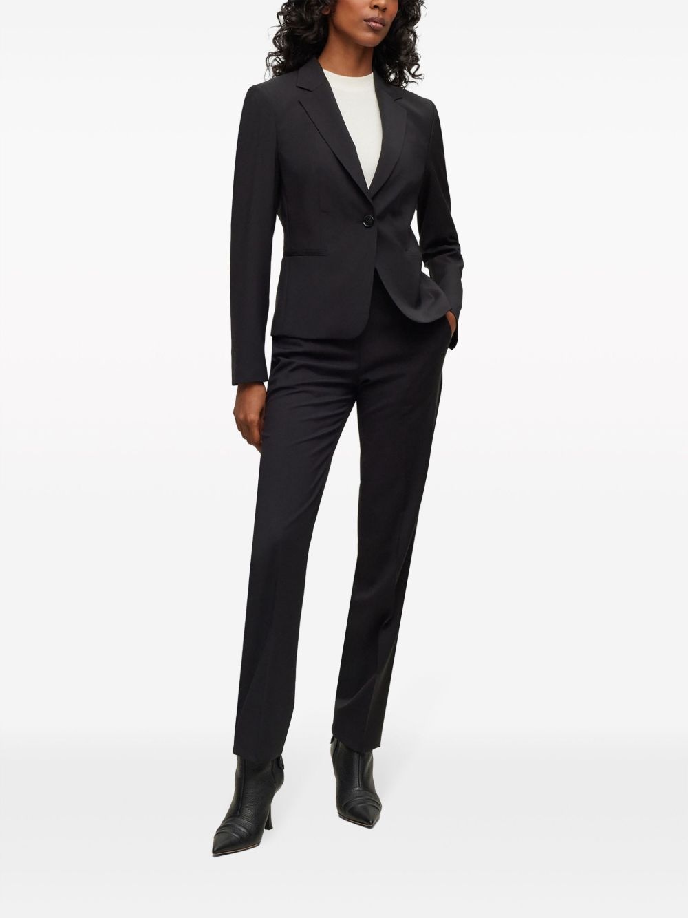 single-breasted notch-lapels blazer - 2