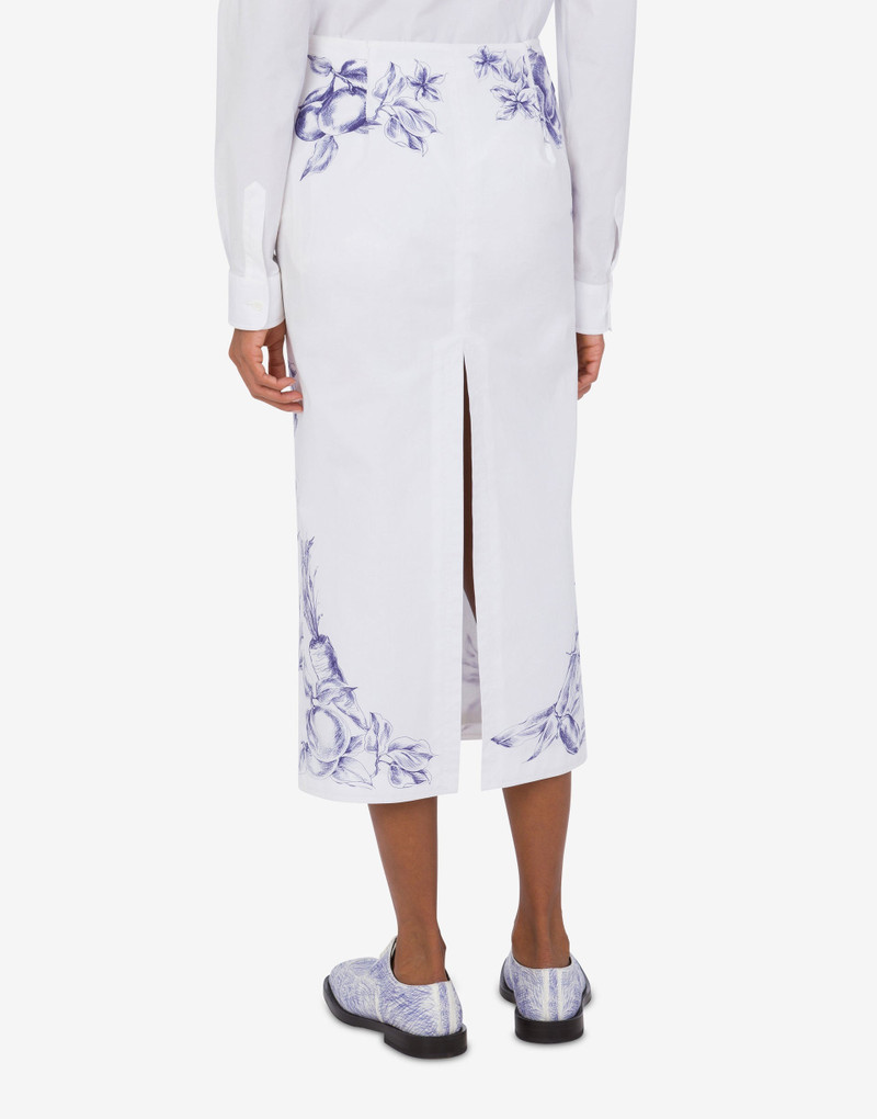 Moschino OLIVIA POPLIN SKIRT outlook