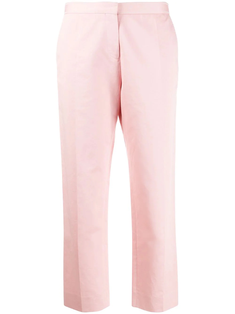 cropped pencil trousers - 1