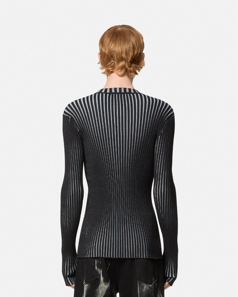 Logo Slim-Fit Ribbed Sweater 5