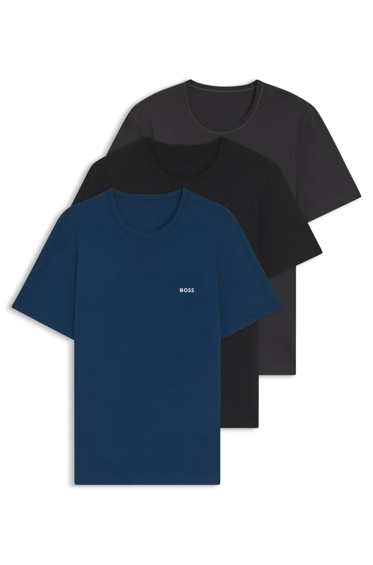 THREE-PACK COTTON UNDERSHIRTS - 1