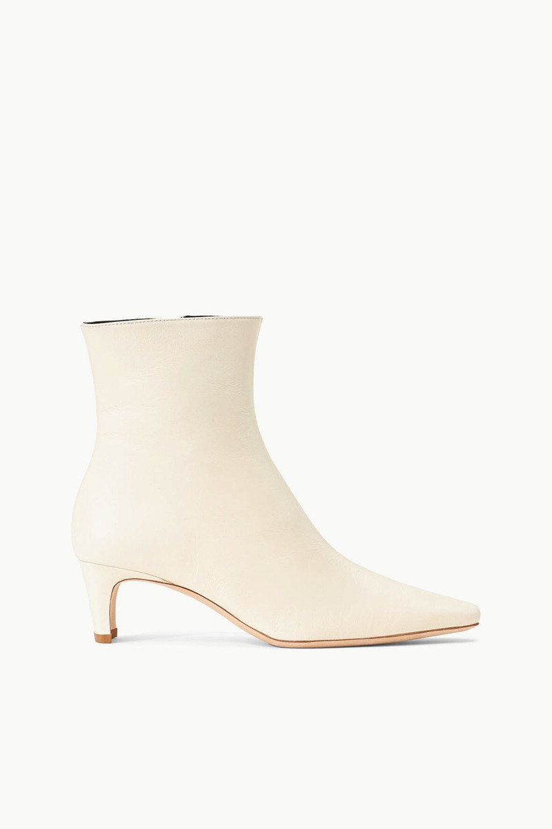 STAUD WALLY ANKLE BOOT CREAM - 1