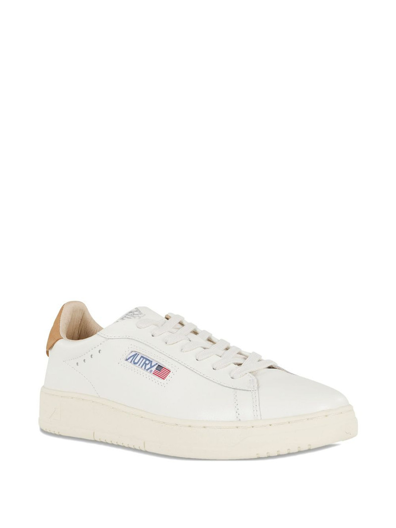 AUTRY Dallas Low leather-suede sneakers outlook