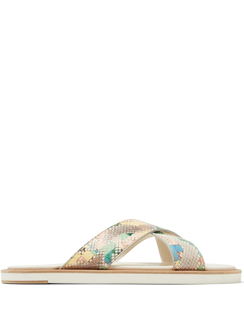 Palmo snakeskin-effect sandals - 1