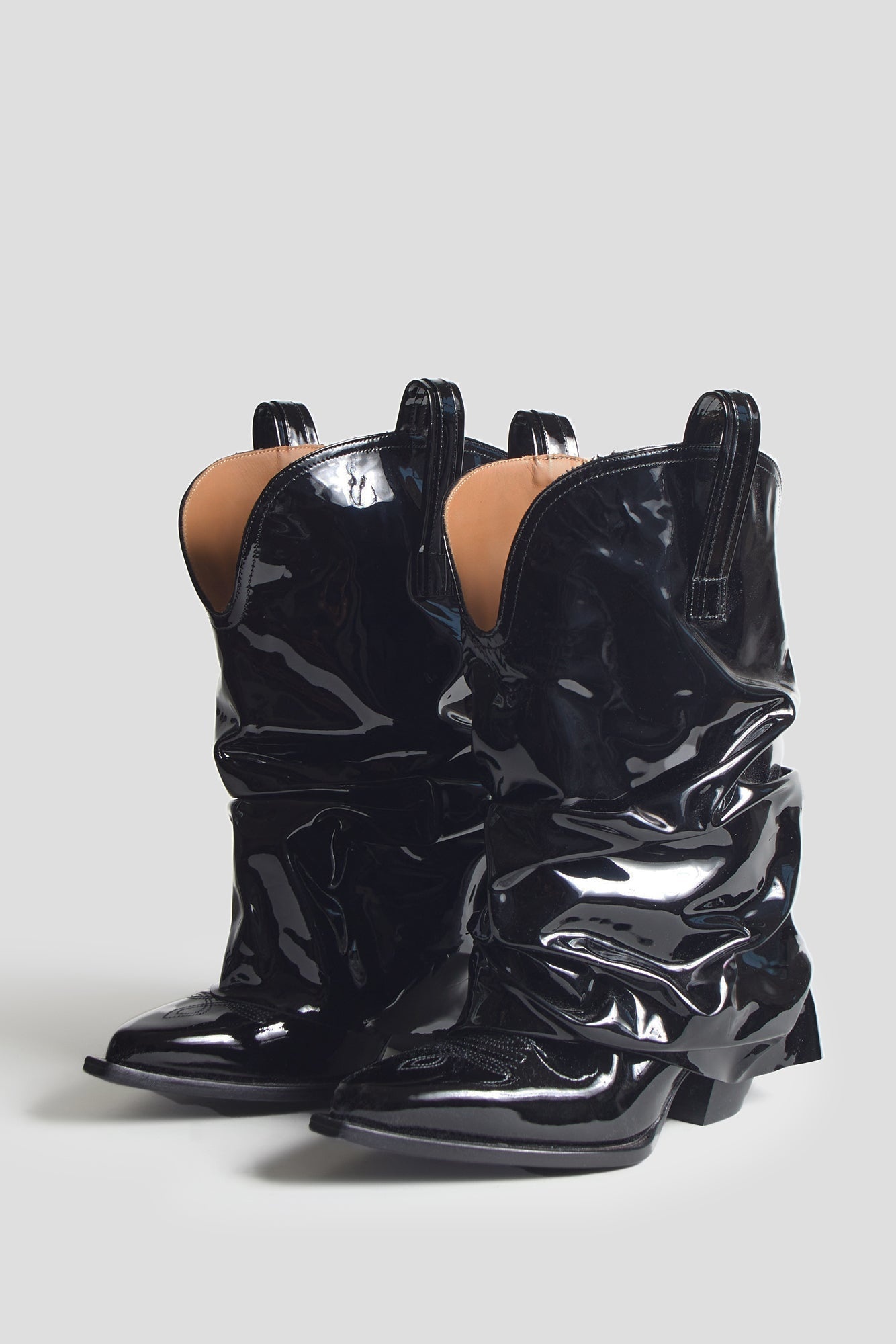 LOW RIDER COWBOY BOOT - PATENT BLACK - 1
