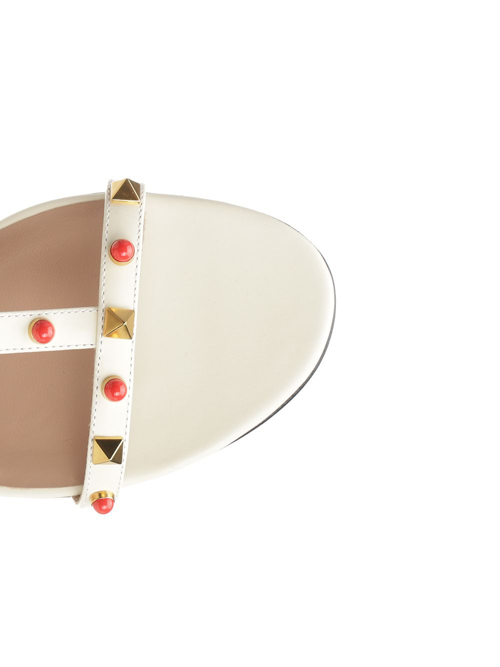 Rockstud Sandals White - 4