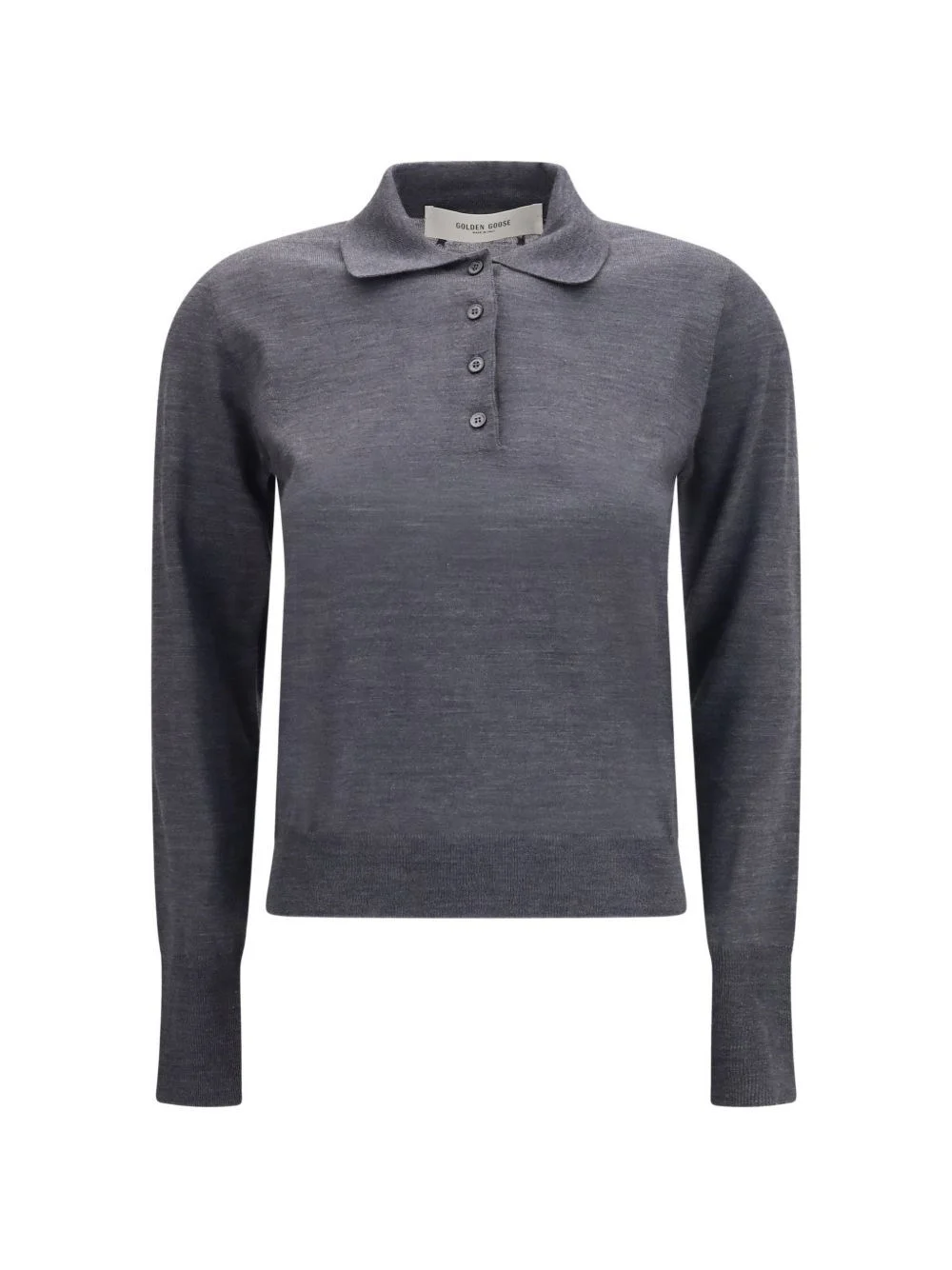 Wool polo shirt - 1