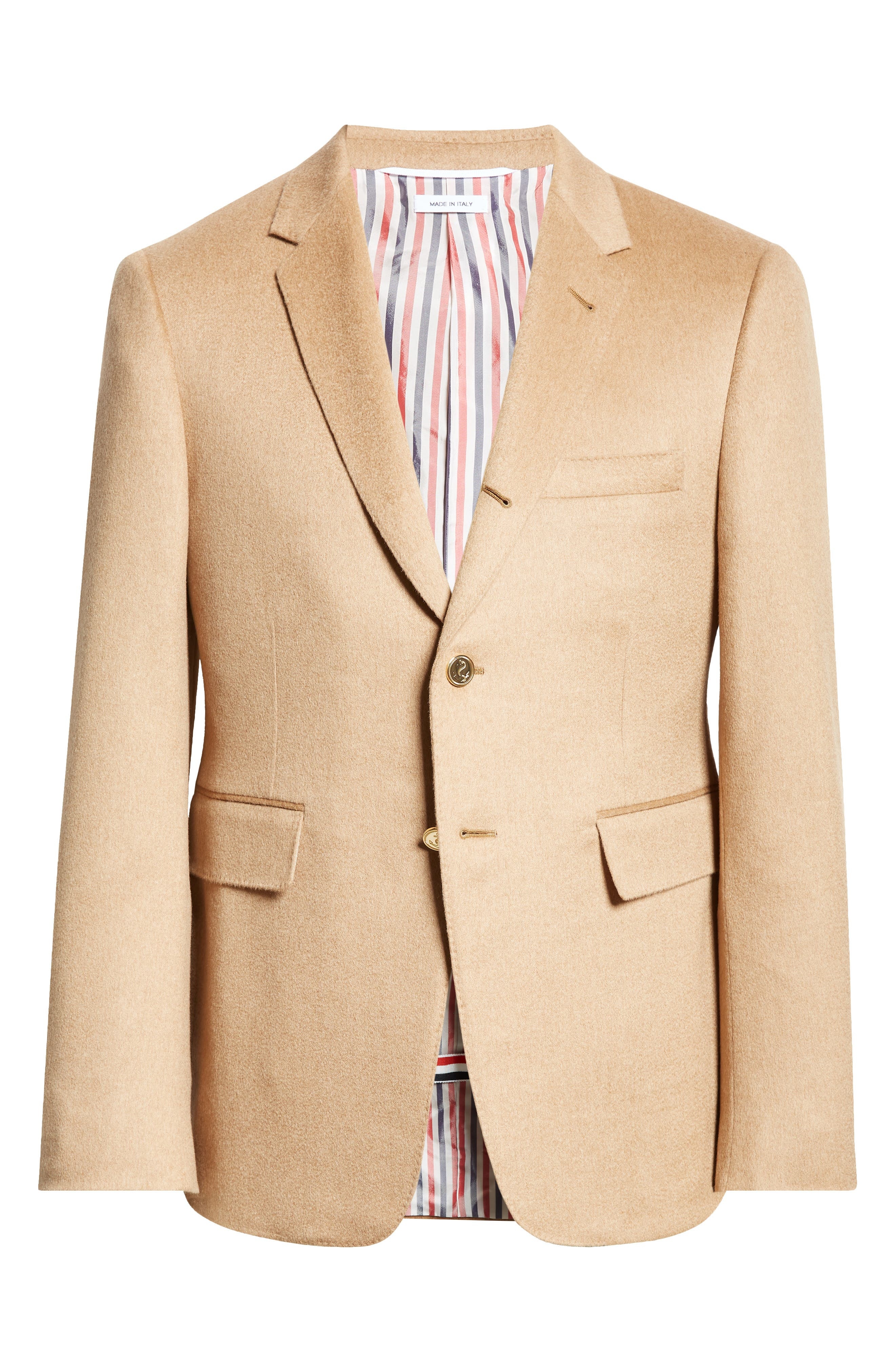 Thom Browne Fit 1 Classic Camel Hair Sport Coat at Nordstrom - 7