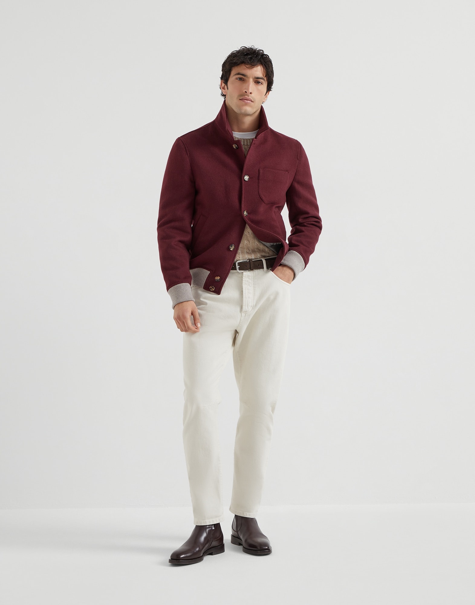 Cashmere vanisé cable knit sweater - 5
