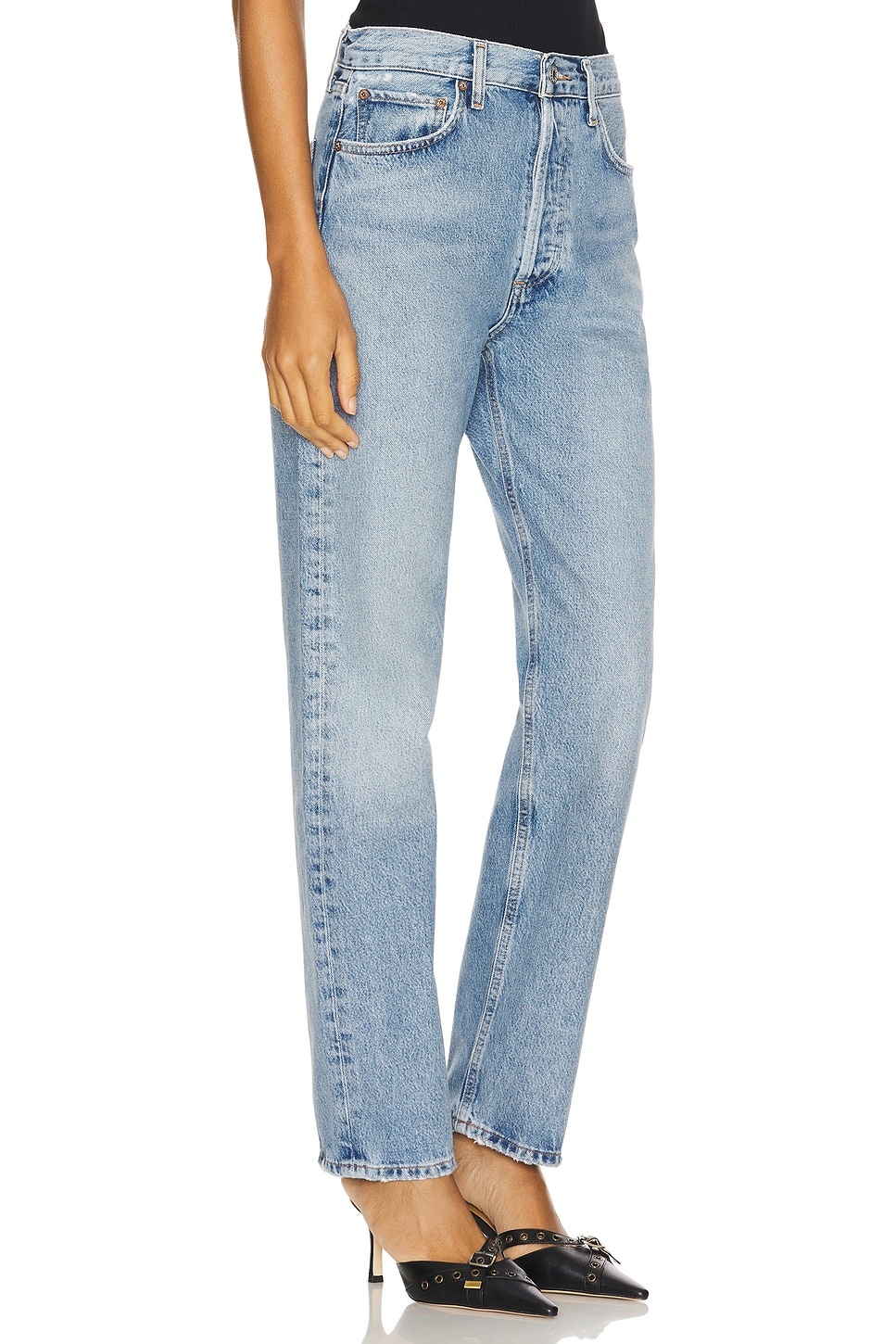 90s Pinch Waist High Rise Straight - 2