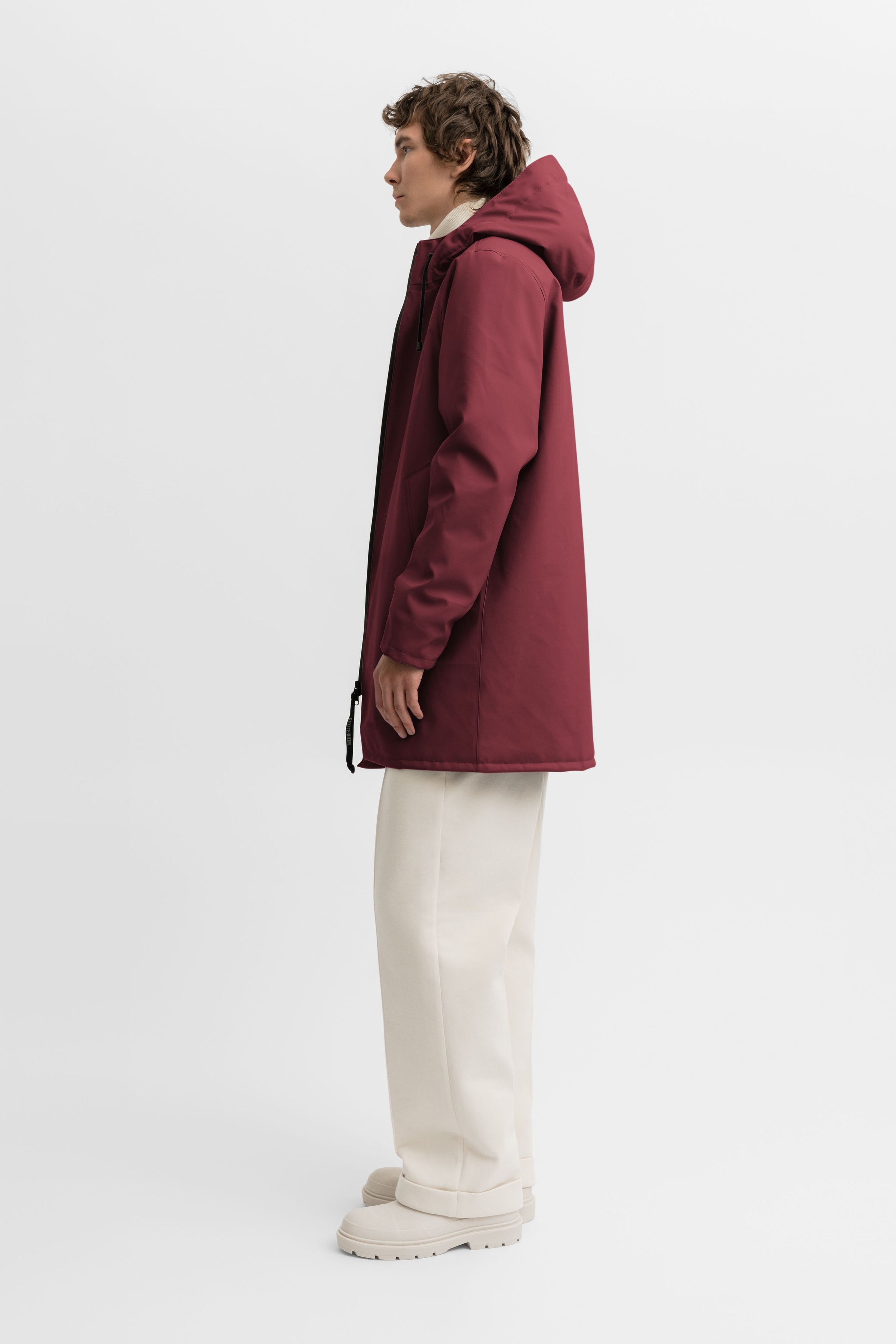 Stockholm Winter Jacket Burgundy - 4