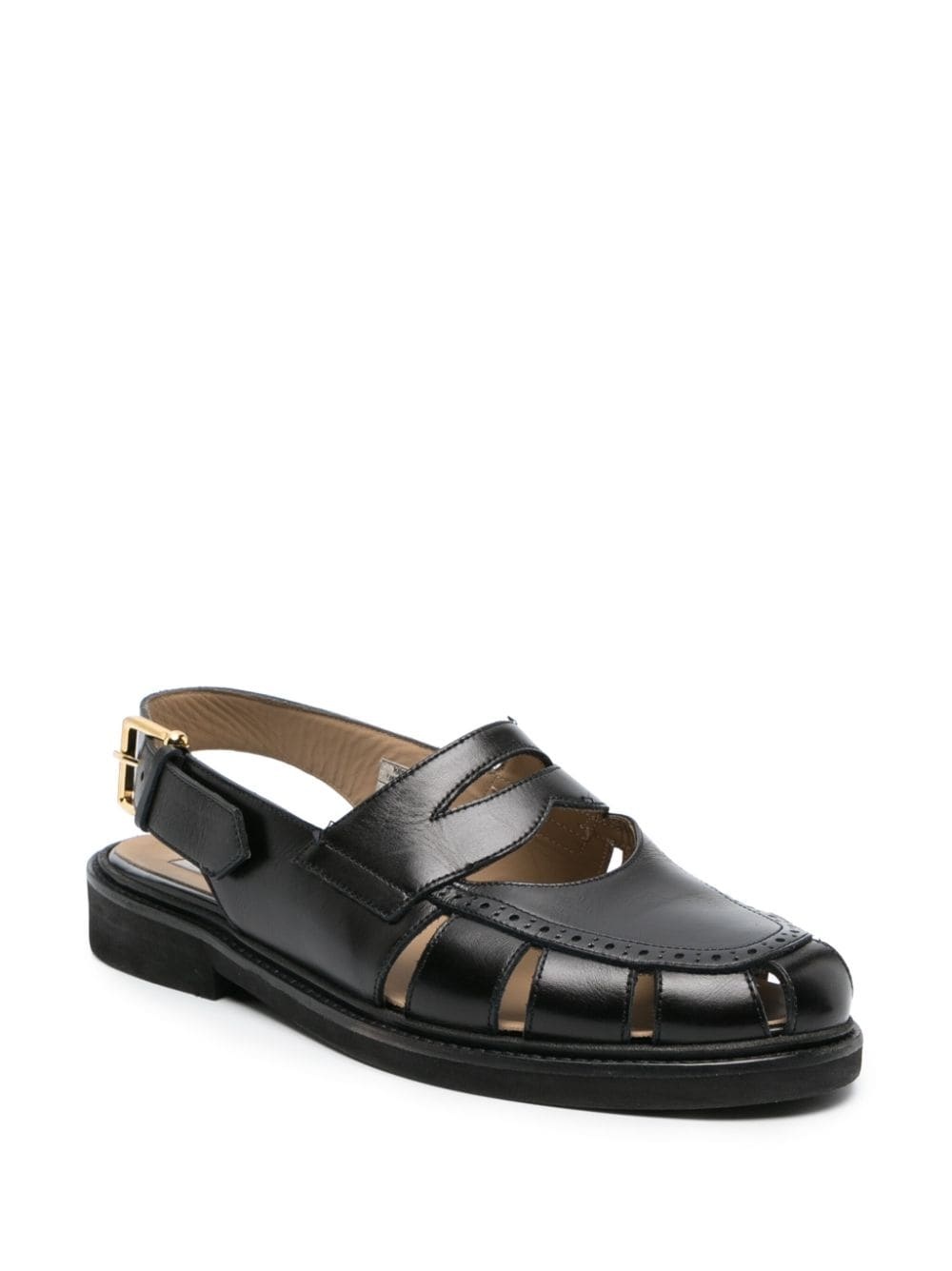 slingback cut-out sandals - 2