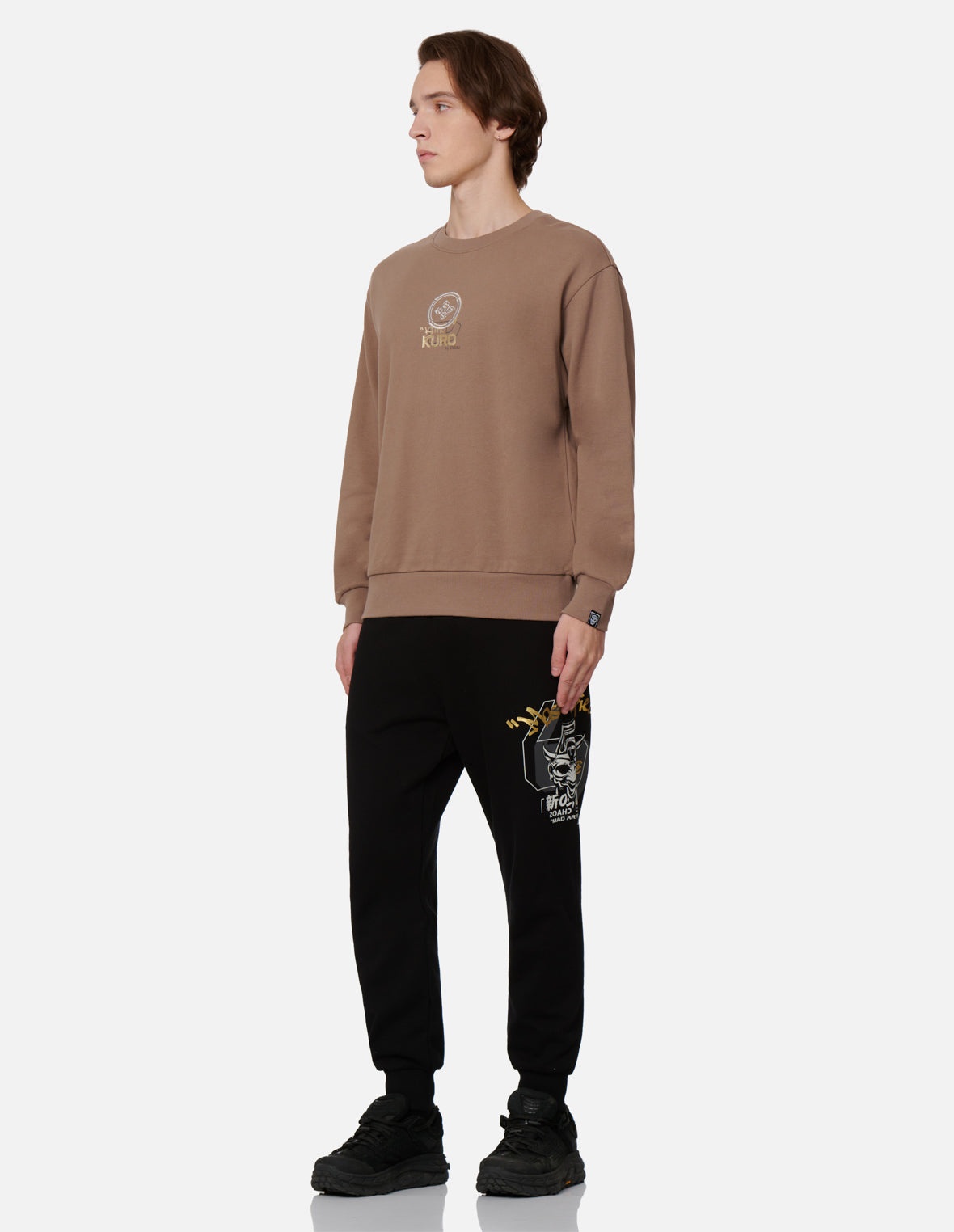 Melting Hannya Skull Embroidered Sweatshirt - 4