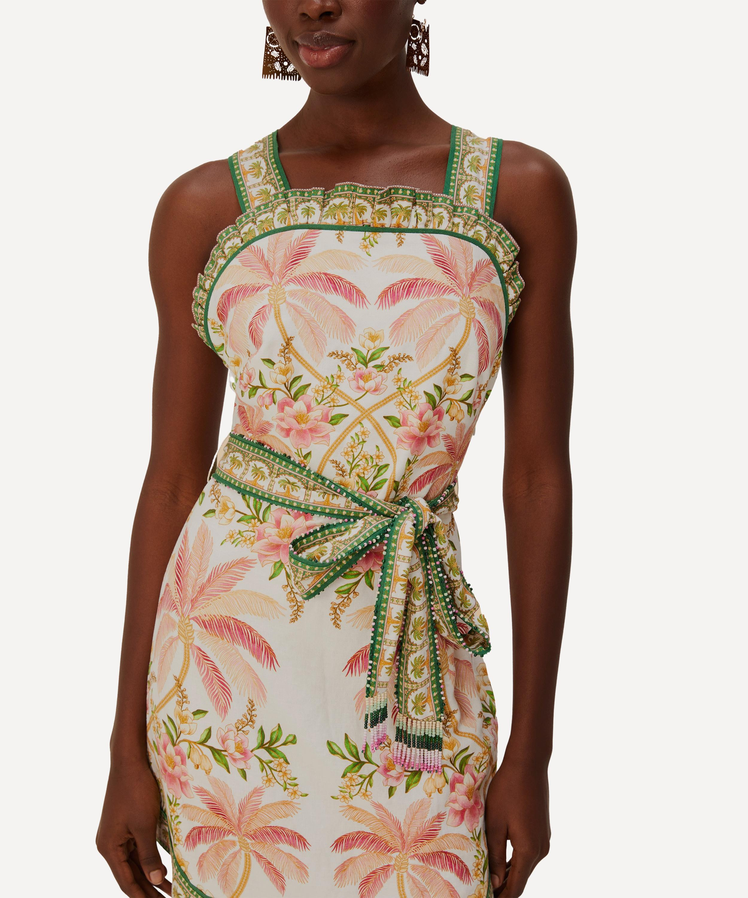Off-White Palm Dream Angled Mini Dress - 3