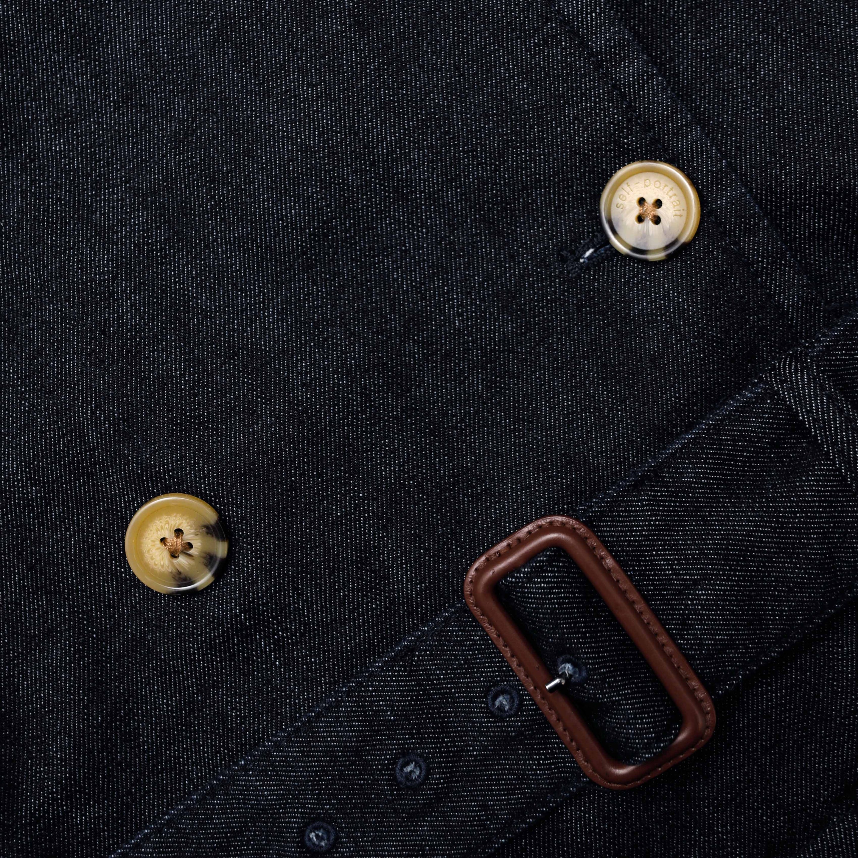 Denim Trench Jacket - 6