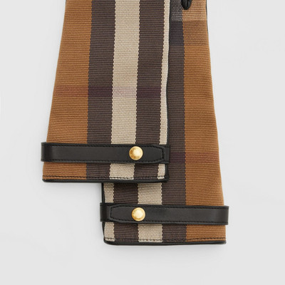 Burberry Cashmere-lined Technical Check and Lambskin Gloves outlook