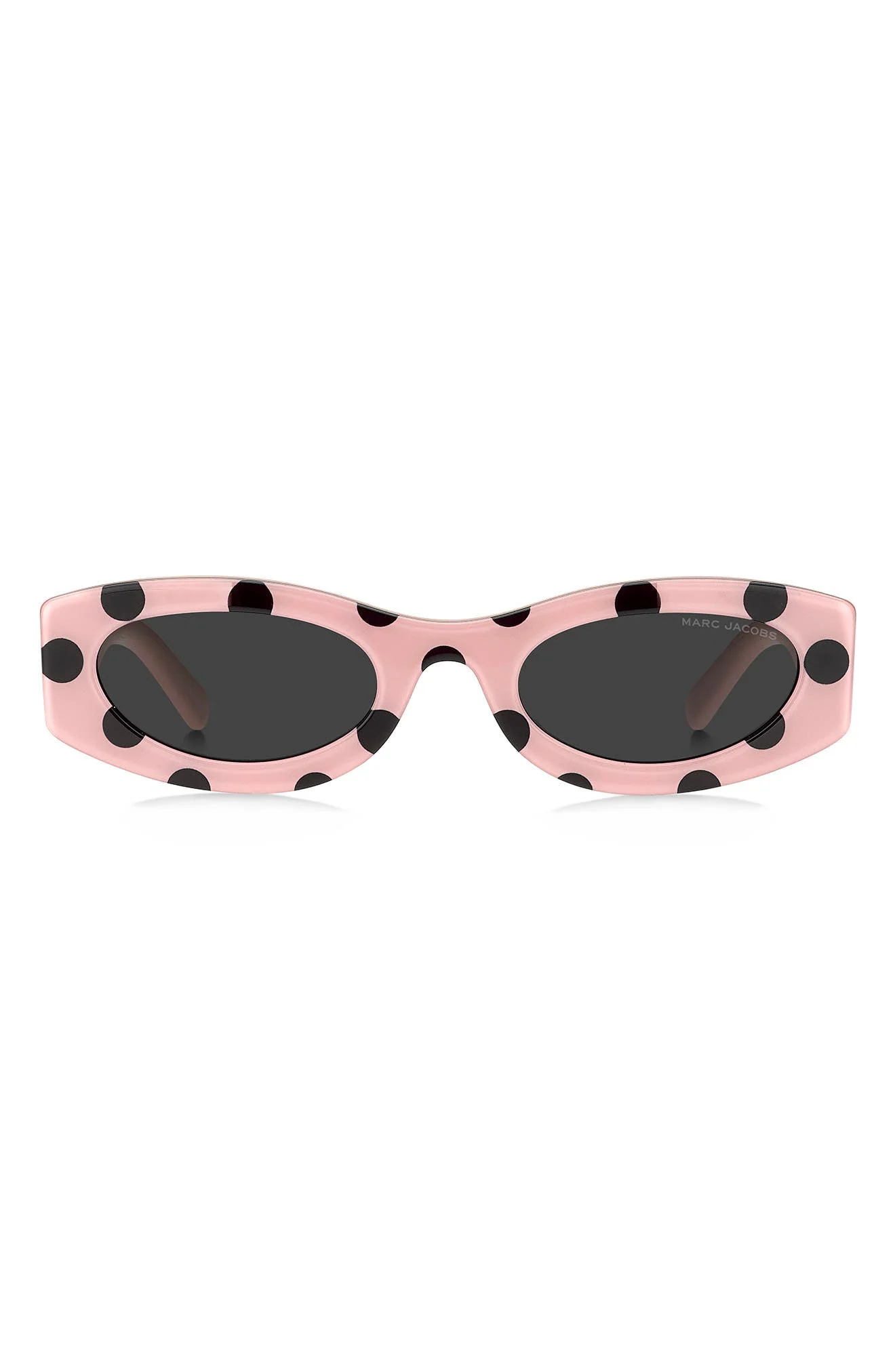 Marc Jacobs 51mm Oval Sunglasses in Pink Black/Grey at Nordstrom - 1