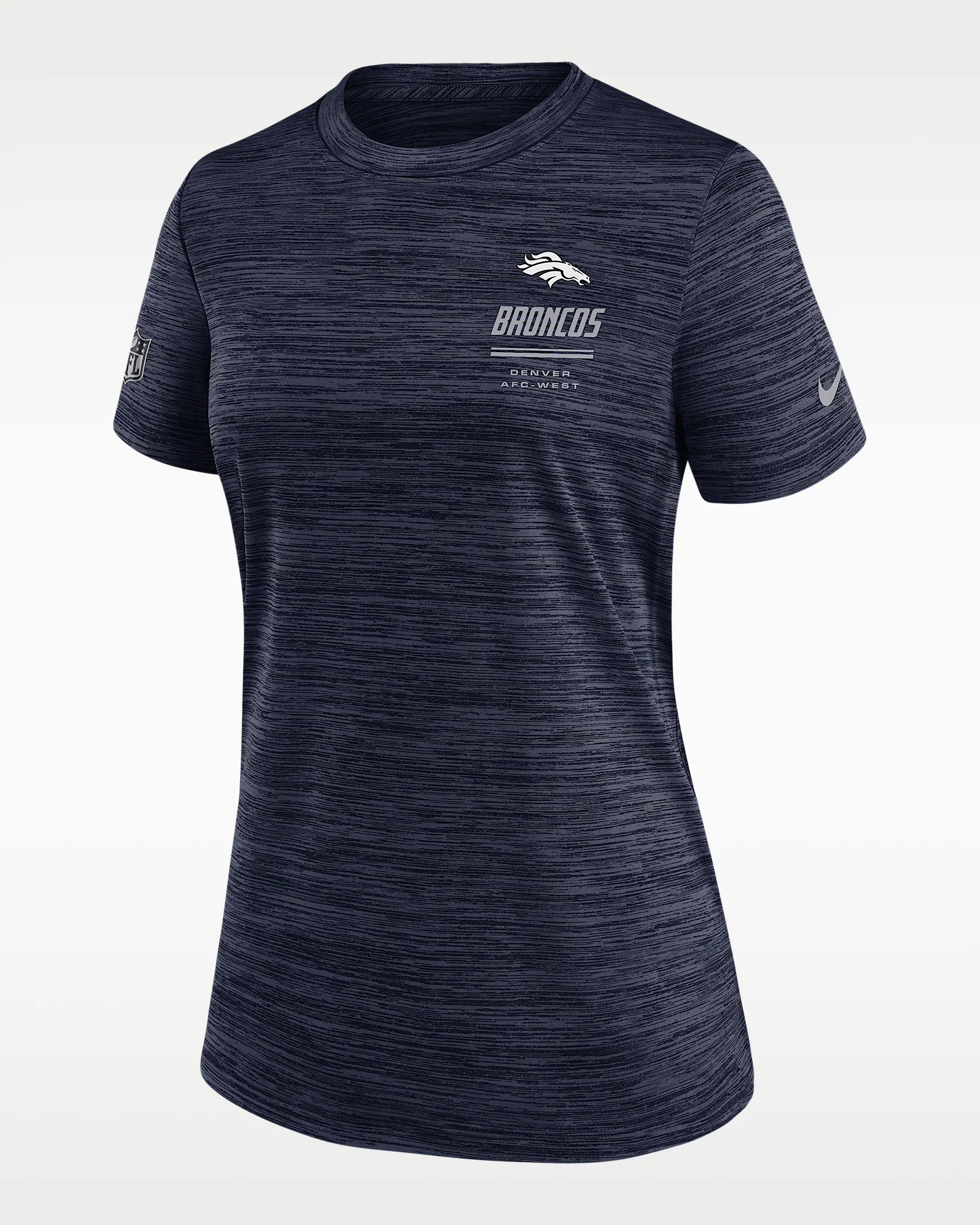 Denver Broncos Sideline Velocity Women's Nike Dri-FIT NFL T-Shirt - 1